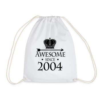 Jahrgang 2004 - Fantastisch seit 2004 - Turnbeutel - Weiß - Vorne