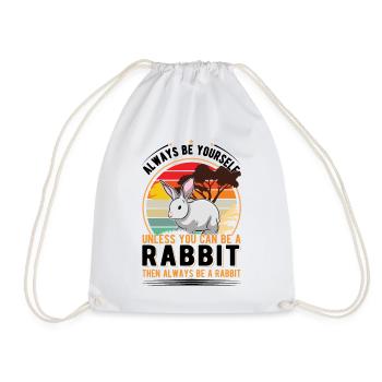 Lapin Lapin Lapin Lapin - Sac de sport léger - blanc - Devant