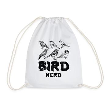 Observation des oiseaux Nerd - Sac de sport léger - blanc - Devant