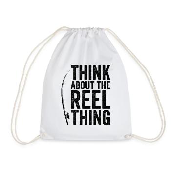 Pensez au passe-temps de pêche Reel Thing - Sac de sport léger - blanc - Devant