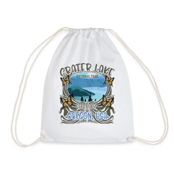 Parc national de Crater Lake ESTD. 1902 Chemise, - Sac de sport léger - blanc - Devant