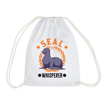 Seal Whisperer Seal Whisperer Lion de mer - Sac de sport léger - blanc - Devant