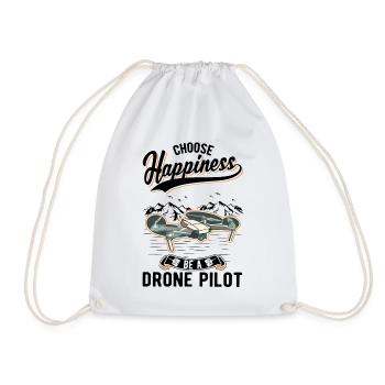 Drone Pilote Cadeau Drone Quadcopter - Sac de sport léger - blanc - Devant