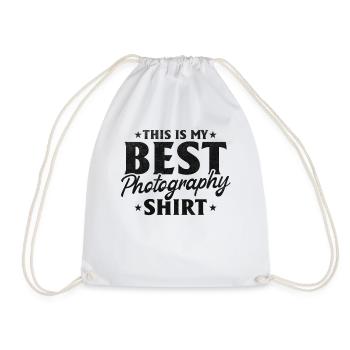 Photo: C’est mon meilleur - Sac de sport léger - blanc - Devant