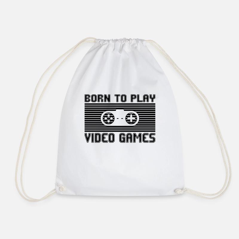 Zocken Video Games - Turnbeutel - Weiß
