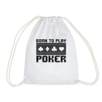 Poker - Sac de sport léger - blanc - Devant