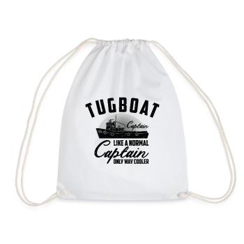 Remorqueur Embarcation Cool Tugboat Capitaine Voile - Sac de sport léger - blanc - Devant