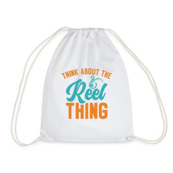 Pensez au passe-temps de pêche Reel Thing - Sac de sport léger - blanc - Devant