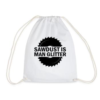 Crafter, Engineer Apprentice Woodworker Carpenter - Drawstring Bag - white - Front