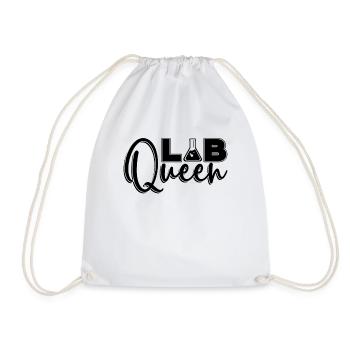 Labortechniker Lab Queen Wissenschaft Geschenkidee - Turnbeutel - Weiß - Vorne