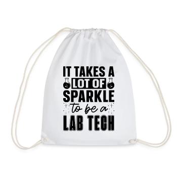 Technicien de laboratoire Science Profession Idée cadeau - Sac de sport léger - blanc - Devant