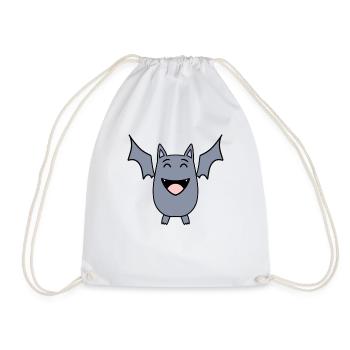 Chauve-souris - Sac de sport léger - blanc - Devant