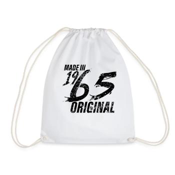 Fait En 1965 Année de naissance 1965 Anniversaire Femmes - Sac de sport léger - blanc - Devant