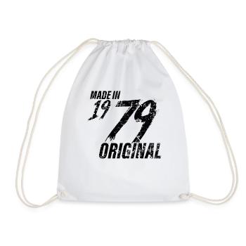 Made In 1979 Geburtsjahr 1979 Geburtstag Damen - Turnbeutel - Weiß - Vorne