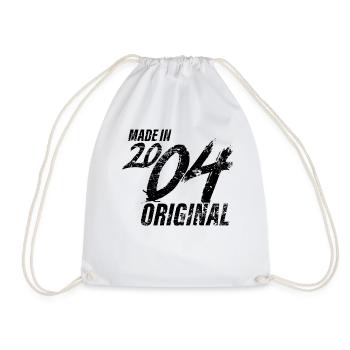 Fait en 2004 Année de naissance 2004 Anniversaire Femmes - Sac de sport léger - blanc - Devant