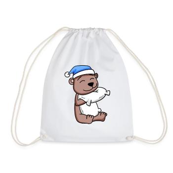 Bébé ours - Sac de sport léger - blanc - Devant