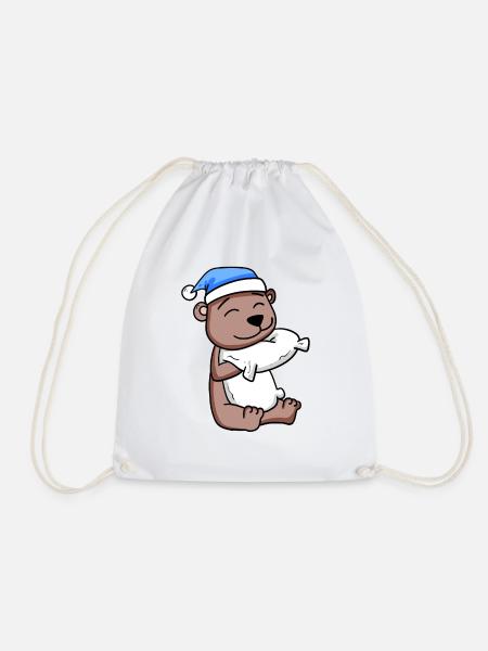 Bär Baby - Turnbeutel - Weiß