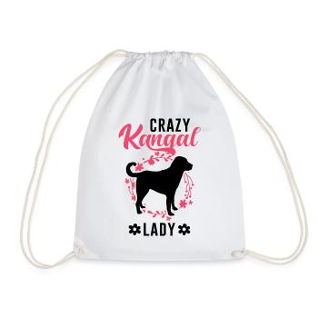 Crazy Kangal dame Anatolian Berger Chien - Sac de sport léger - blanc - Devant