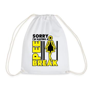 Annonce de grossesse drôle J’ai un - Sac de sport léger - blanc - Devant