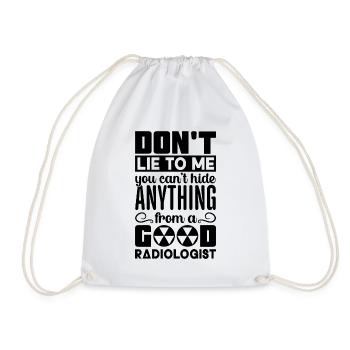Radiology X-ray Technician X-ray Hospital - Drawstring Bag - white - Front