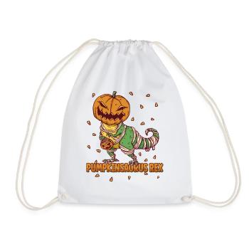 Pumpkinsaurus Dinosaure Drôle Halloween T Rex - Sac de sport léger - blanc - Devant