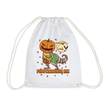 Pumpkinsaurus Dinosaure Drôle Halloween T Rex - Sac de sport léger - blanc - Devant