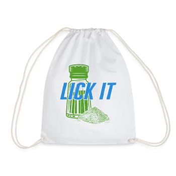 Cinco De Mayo Chemise, Lick It Salt Drôle de boisson - Sac de sport léger - blanc - Devant