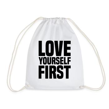 Aimez-vous d’abord - Sac de sport léger - blanc - Devant