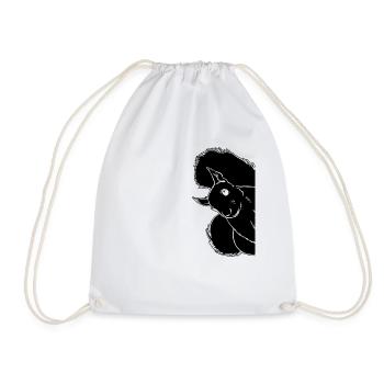 Écureuil — Drôle d’écureuil, mignon - Sac de sport léger - blanc - Devant