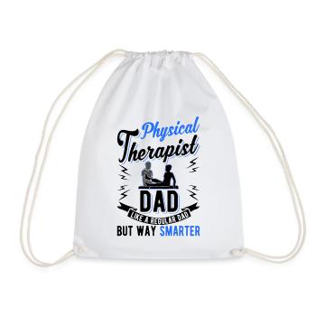 Physiotherapist Father Physio Papa - Drawstring Bag - white - Front