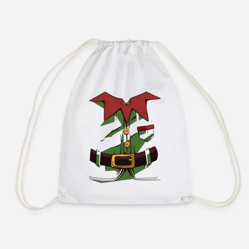 Merry Christmas Christmas Xmas - Drawstring Bag - white