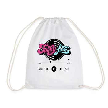 Funky Love - Drawstring Bag - white - Front