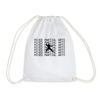 Martial arts - Drawstring Bag - white - Front