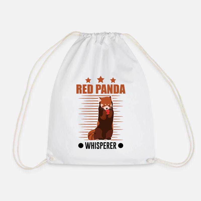 Roter Panda Flüsterer - Turnbeutel - Weiß