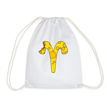 Signe du zodiaque Bélier - Sac de sport léger - blanc - Devant