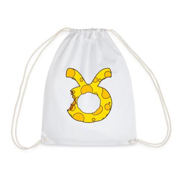 Signe du zodiaque Taureau - Sac de sport léger - blanc - Devant