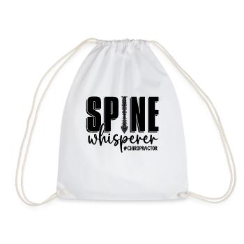 Chiropraktiker Chiropraktik Physio Geschenkidee - Turnbeutel - Weiß - Vorne