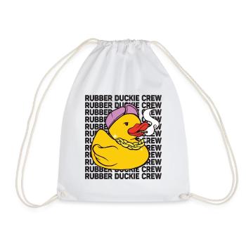 Rubber Duck Rubber Duckie Crew - Turnbeutel - Weiß - Vorne