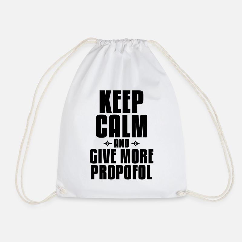 Plus Propofol Anesthésiologiste Anesthésie - Sac de sport léger - blanc