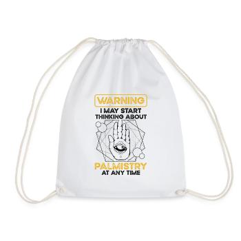 Hand reading Astrology Hand reading Funny - Drawstring Bag - white - Front