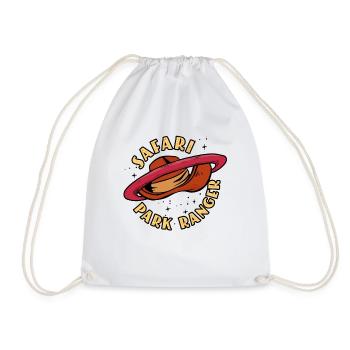 African Safari Park Ranger Guide - Drawstring Bag - white - Front