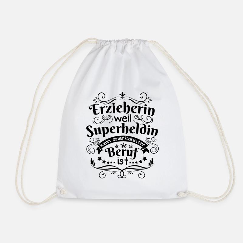 Erzieherin geschenkideen - Turnbeutel - Weiß