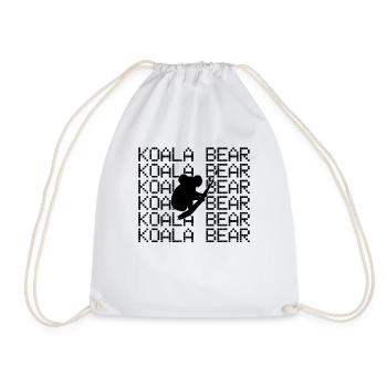 Koala Bear - Drawstring Bag - white - Front