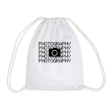 Fotografie - Turnbeutel - Weiß - Vorne