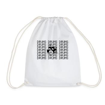 Percussion - Drawstring Bag - white - Front