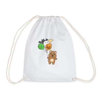 Quokka Halloween Ballons Enfants Animaux Mignons - Sac de sport léger - blanc - Devant