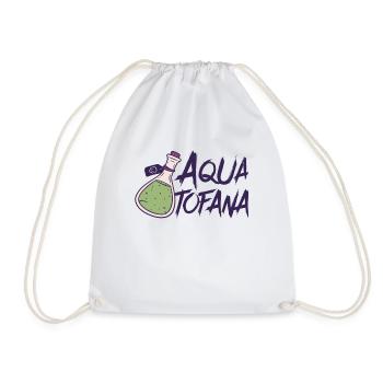 Aqua Tofana Conspiracy Crime Fan Vintage - Sac de sport léger - blanc - Devant