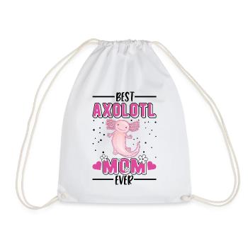 Meilleur Axolotl Maman Ever Axolotl Mama - Sac de sport léger - blanc - Devant