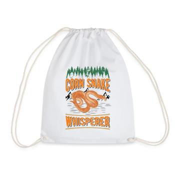 Kornnatter Flüsterer Corn Snake Whisperer - Drawstring Bag - white - Front