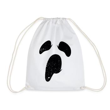 Ghost Costume Ghost Halloween Ghost - Drawstring Bag - white - Front